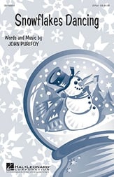 Snowflakes Dancing SA choral sheet music cover